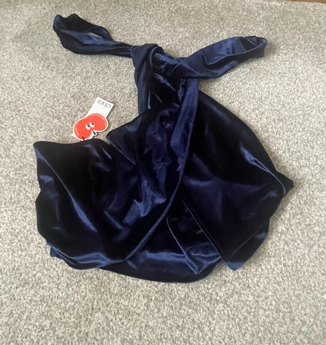 Cider navy velvet effect - navy,