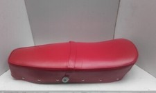 Lambretta Seat RED S1 / S2 / S3 Li SX TV Special Complete with strap etc