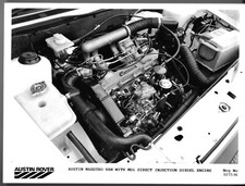 Austin Maestro Diesel Van Engine Mid-Late 1980s Original UK Press Photograph 