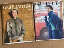 2 x 1950s VOGUE KNITTING BOOK No. 45 & 46 VINTAGE 50s KNITTING PATTERNS