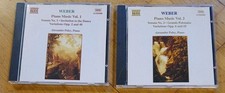 Weber - Piano Music Vol.1 & Vol.2 2xCD's Naxos   Paley Sonata No.1 No.2