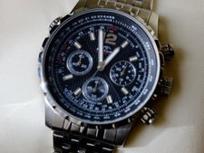Rotary Aquaspeed Chronograph GB00175/04 Stainless Steel Quartz Watch New Batt
