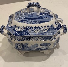 Spode Blue Italian Soup Tureen