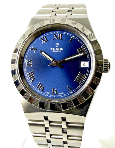 Tudor royal date - date, blue