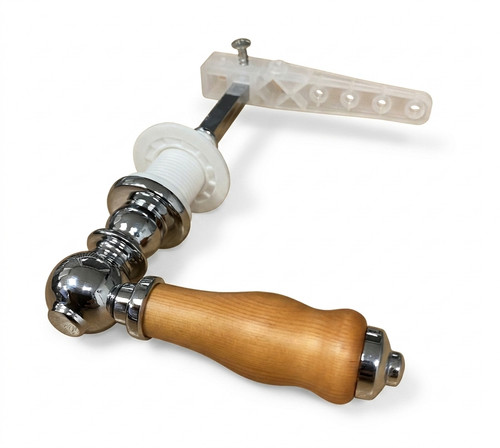 Traditional oak cistern lever - oak,