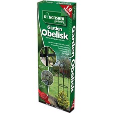 1.9m Garden Obelisk Support Metal Climbing Plant Flowers Steel Frame Structure