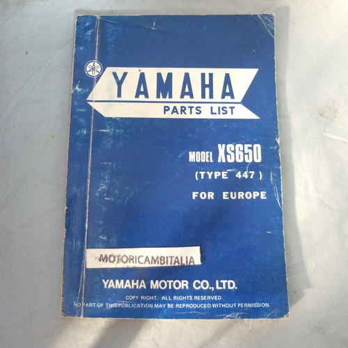 For yamaha 650 - xs, 447