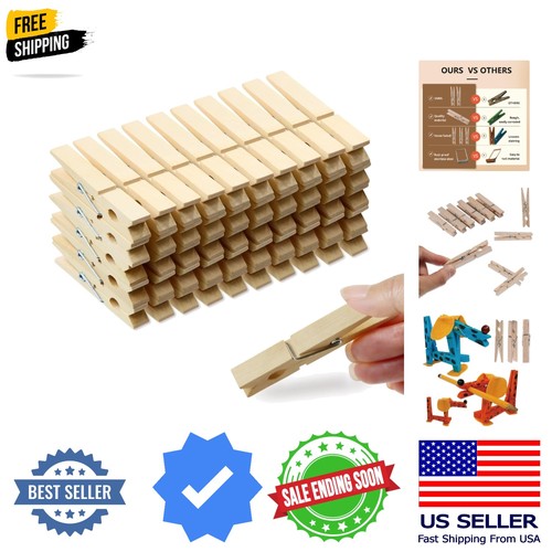 Pack clothes pins wooden - 50,