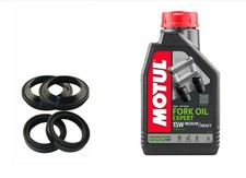 Fork Oil Seals + Motul 15W Oil