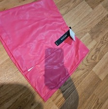Ladies Pink Faux Leather Mini