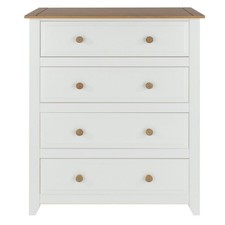 White Pine Wide Chest of 4