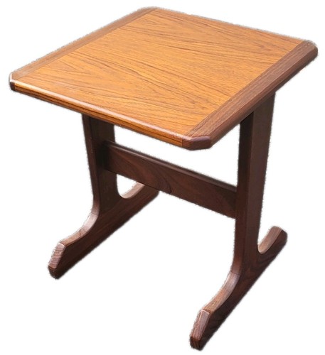 Mid century teak plan - g, side