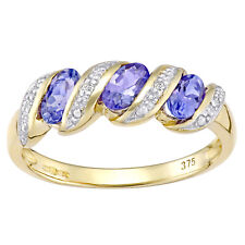 9ct Yellow Gold Tanzanite