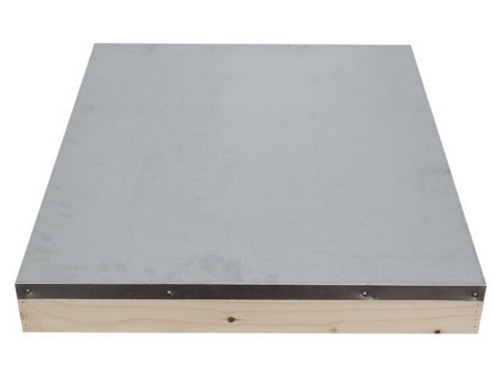 Telescopic bee hive cover with - bee,