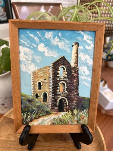 Small framed painting - framed,