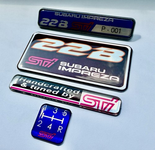 Badge emblem set for subaru - for,