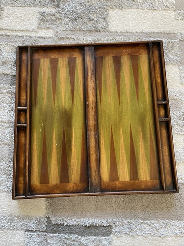 Mid century wooden - century, backgammon