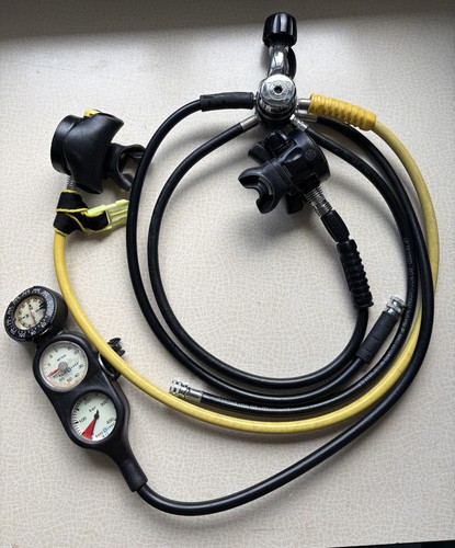 Aqua lung diving - aqua, regulator