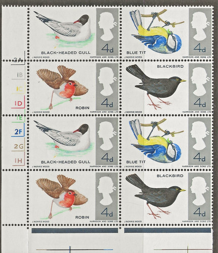 1966 british birds - 1966, 4d