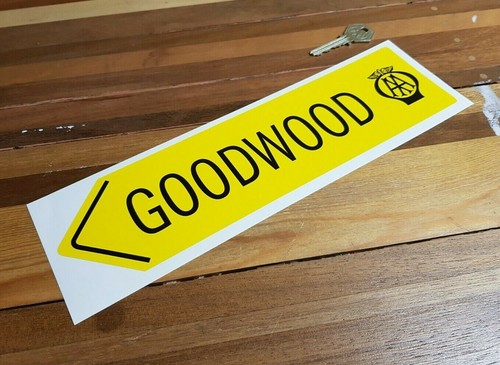 Goodwood retro road sign - aa,