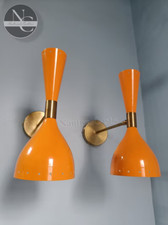 Pair 1950s Mid Century Italian