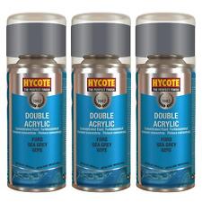 Hycote Colour Spray Paint XDFD718 Ford Sea Grey (Metallic) 150mL Fast Drying x3