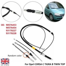 5x Car Handbrake Cables Set For Opel Corsa C Tigra B Twin Top Complete 93170227