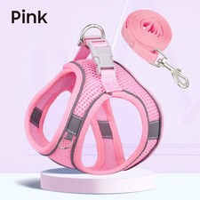Reflective Cat Puppy Pet Fabric Harness Soft Comfortable Mesh Vest Breathable