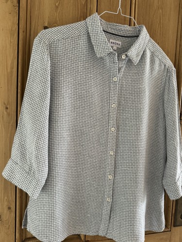 Brora houndstooth 100 - brora, linen