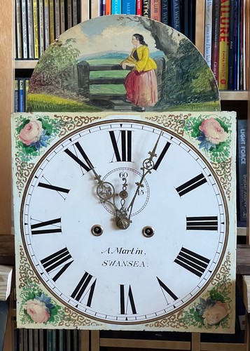 19th day longcase clock - 8-day,