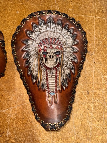 Customs motorcycle seat - customs, hand