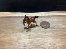 Vintage Brown Small Foal Horse miniature figure