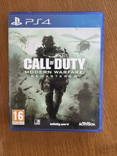 PS4 GAME CALL OF DUTY MODERN WARFARE REMASTERED SONY PLAYSTATION 4