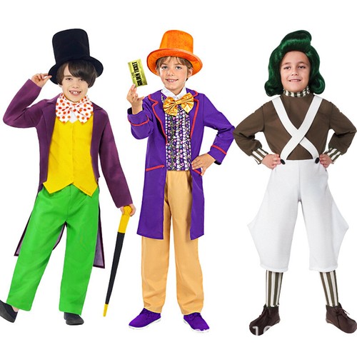 2024 kids willy - wonka, costume