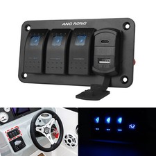 3 Gang LED Dual USB Charger