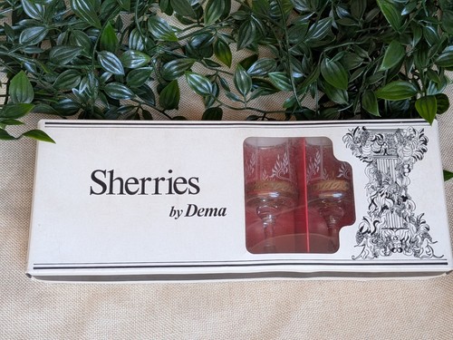Vintage dema sherry - vintage, glasses
