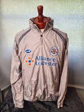 Grey Vintage Leicester City Training Jacket. JJB Size XL
