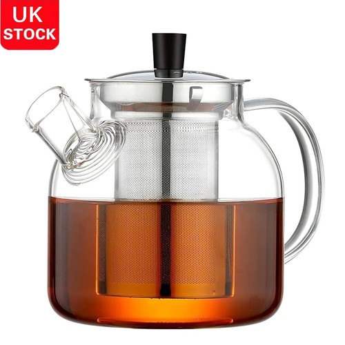 Glass teapot 1500ml stovetop - teapot,1500ml,