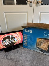 Isis ISI-22-900-COBU 22” HD Ready LCD TV/DVD Combi With Box FULLY TESTED Caravan