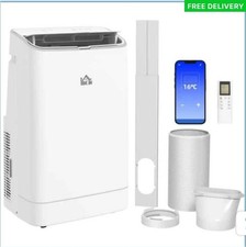 HOMCOM 14,000 BTU 5 in 1 Mobile Air Conditioner - White - 823-050V70WT
