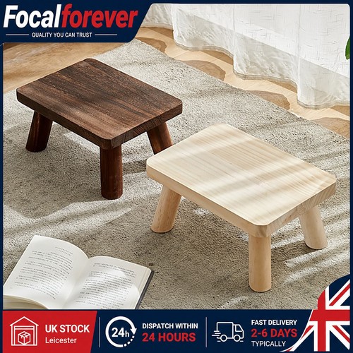 Wooden step stool low - wooden,