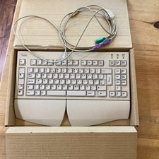 Vintage Fujitsu Siemens Keyboard - KBPC E UK, new in box. Prop computer, 1990s