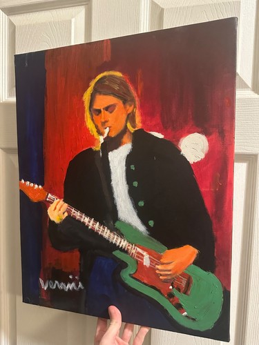 Kurt cobain painting - kurt,