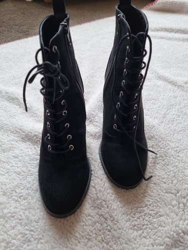 Faith black lace size 6 - lace, up