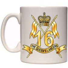 16TH 5TH QUEENS ROYAL LANCERS MUG 11oz & 15oz GIFT ARMY VETERAN MILITARY