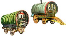 Gypsy Caravan Magnet Set