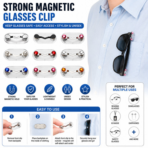 Strong magnetic eye - eye, glasses