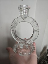 Art Deco Glass Candle Stick