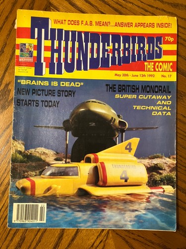 Vintage thunderbirds magazine - vintage,