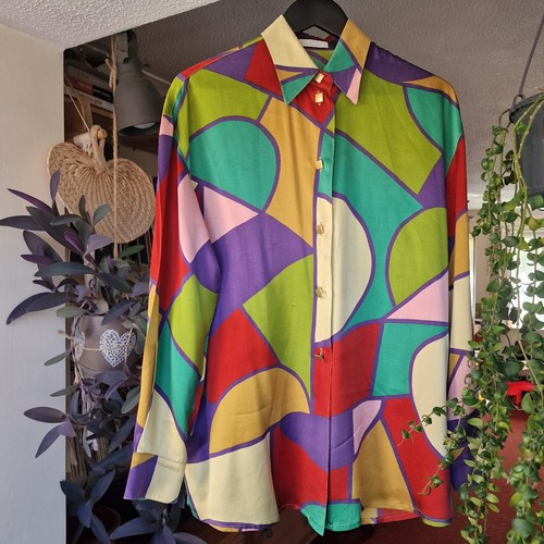 Vintage italian silk abstract - vintage,